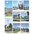 Aluminiumlichtpost 3M Outdoor Road LED Solar Antique Lampe Pole